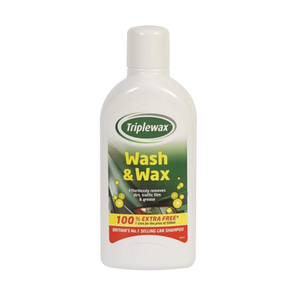 Triple Wax Car Shampoo And Wash & Wax 1 Litre 47177437