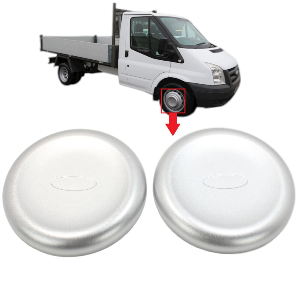 Biaren 2X Front Wheel Centre Hub Caps Trims For Ford Transit Mk6 Mk7 Mk8 Rear Twin Wheel Vehicles 2000 Onwards Yc151130dd 1573029 49244045