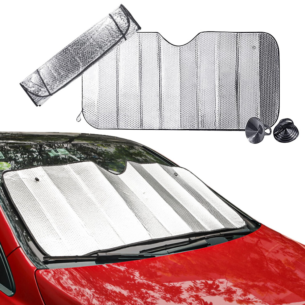 Car Windscreen Sun Shade, Foldable Car Windshield Sunshades Anti Uv Keep Vehicle Cool, Universal Windshield Dust Sun Shade Visor Shield Cover For Car 71493985