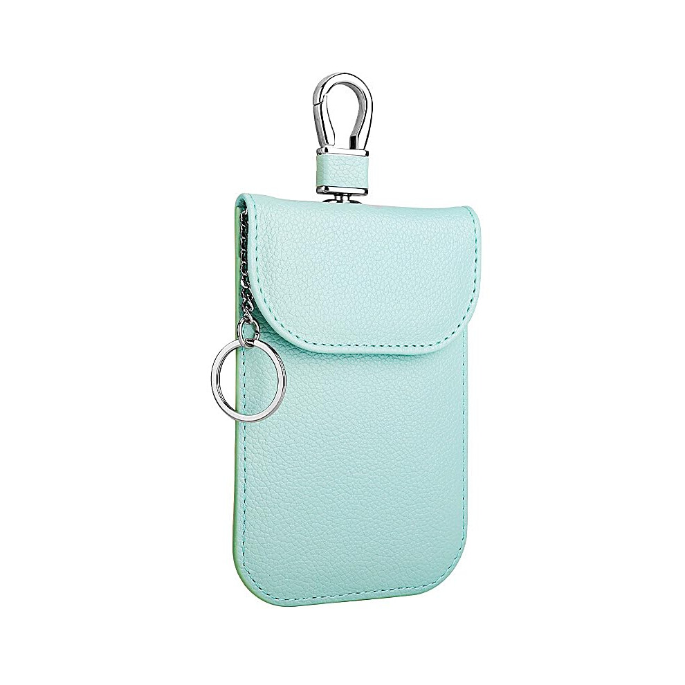 Rfid Signal Blocker Faraday Pouch For Car Keys, Premium Pu Leather, Jammer For Keyless Entry, Relay Attack Prevention ( Green) Light/Green 71956930