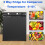 Techomey 40L Gas Fridge, 3 Way Fridge for 3