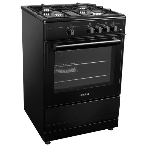electriQ 60cm Gas Cooker - Black 2
