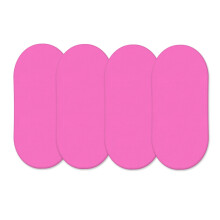 4 x Moses Basket Fitted Sheets (75 x 35 cm) | Oeko-Tex Standard 100 Certified | Ultra Sof & Breathable Moses Basket Sheets (Pink, 75 x 35 cm)