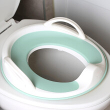 Jool Baby Potty Training Seat for Boys and Girls with Handles, Fits Round & Oval Toilets, Non-Slip with Splash Guard, Includes Free Storage Hook (Aqu