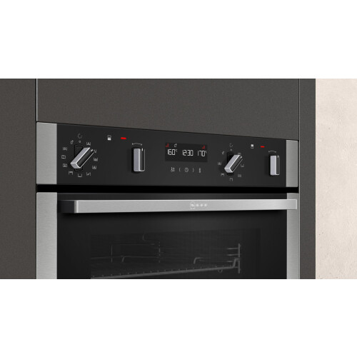 Neff NEFF N50 U2ACM7HH0B Double Oven with Pyrolytic Self 1
