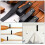 Sangles en cuir noir pour fixation murale – 10 pièces 4