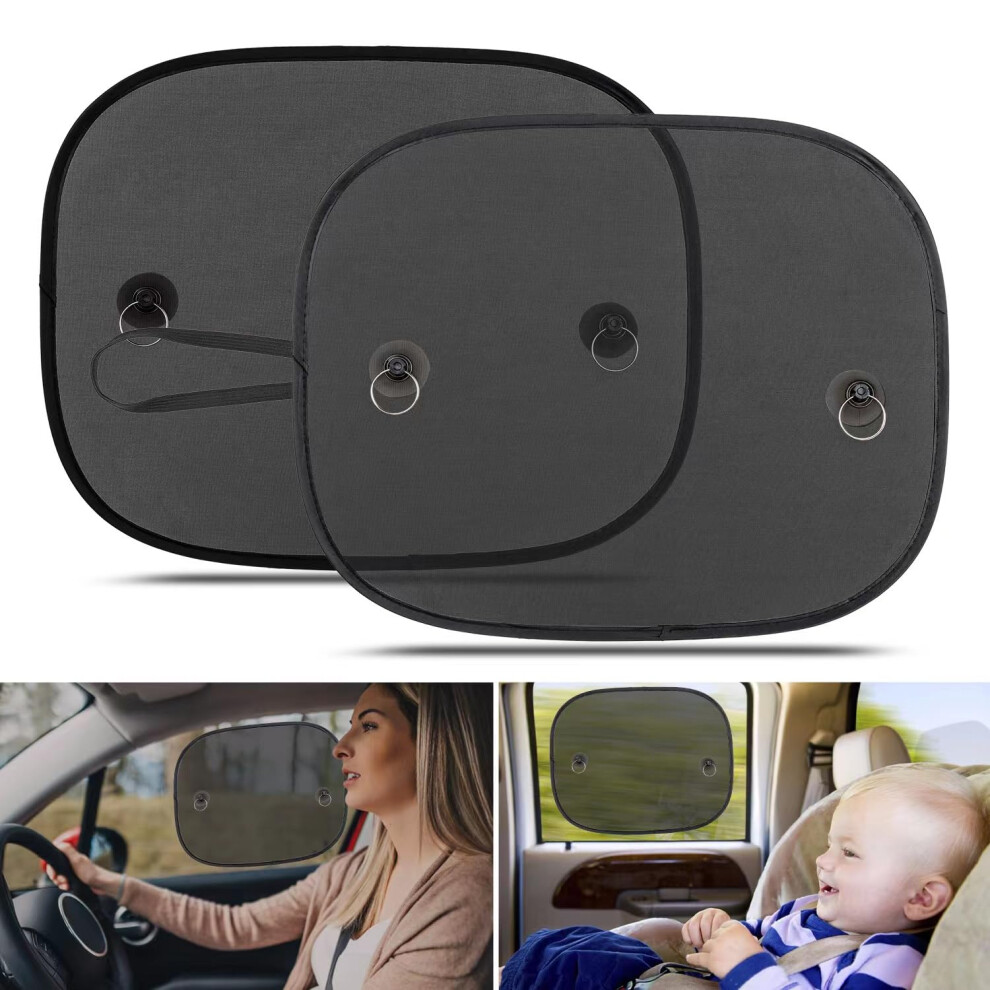 Car Window Shades For Baby, Universal Car Sun Shades For Side And Rear Window, Car Visor Side Window Sun Shade Cover Blocking Harmful Uv Rays Lewonpo