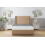 (5' King, Latte) Sloomy Devonshire Dumfries Divan Bed Base No Drawers With 54" Wingback Headboard 2