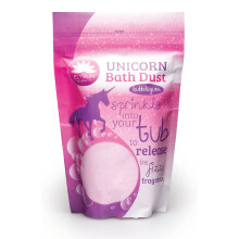 Elysium Spa Unicorn Bath Dust | Bubblegum Scented Bath Salt for Children - Resealable Pack (400g)