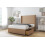 (5' King, Latte) Sloomy Devonshire Dumfries Divan Bed Base No Drawers With 54" Wingback Headboard 4
