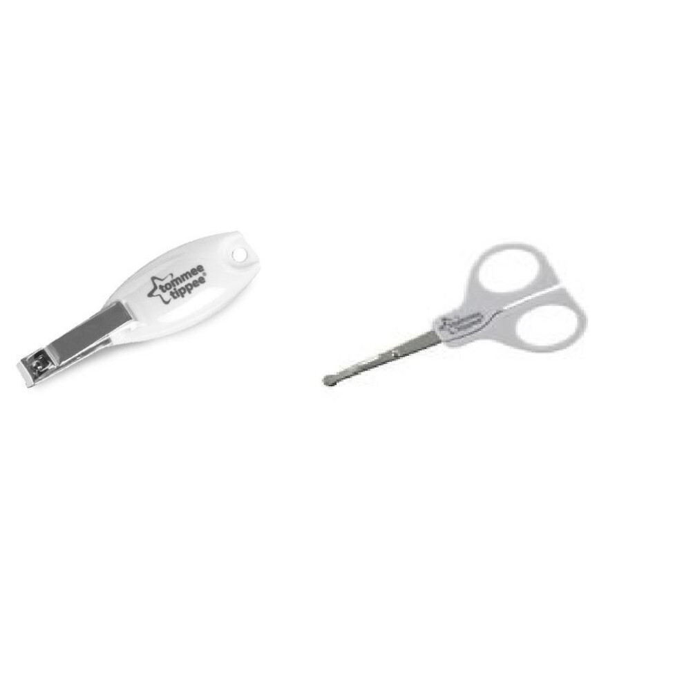 Scissors & Baby Nail Clippers *2 Item Bundle* Tommee Tippee