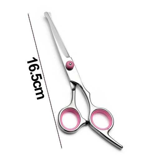 Ensemble de ciseaux de barbier de sécurité à tête ronde de 5 pouces 1