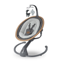 Maxi-Cosi Cassia Electric Baby Swing Chair, 0–6 Months, max 9kg, Baby Rocker, 12 melodies, 360 Seat Rotation, Automatic Motion Detection, 5 Swinging