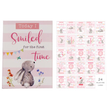 Design by Violet Baby Milestone Cards Pack of 24 Keepsake Moments Baby Shower Gifts Boy or Girl Unisex Milestone Baby Cards for New Parents Pregnancy