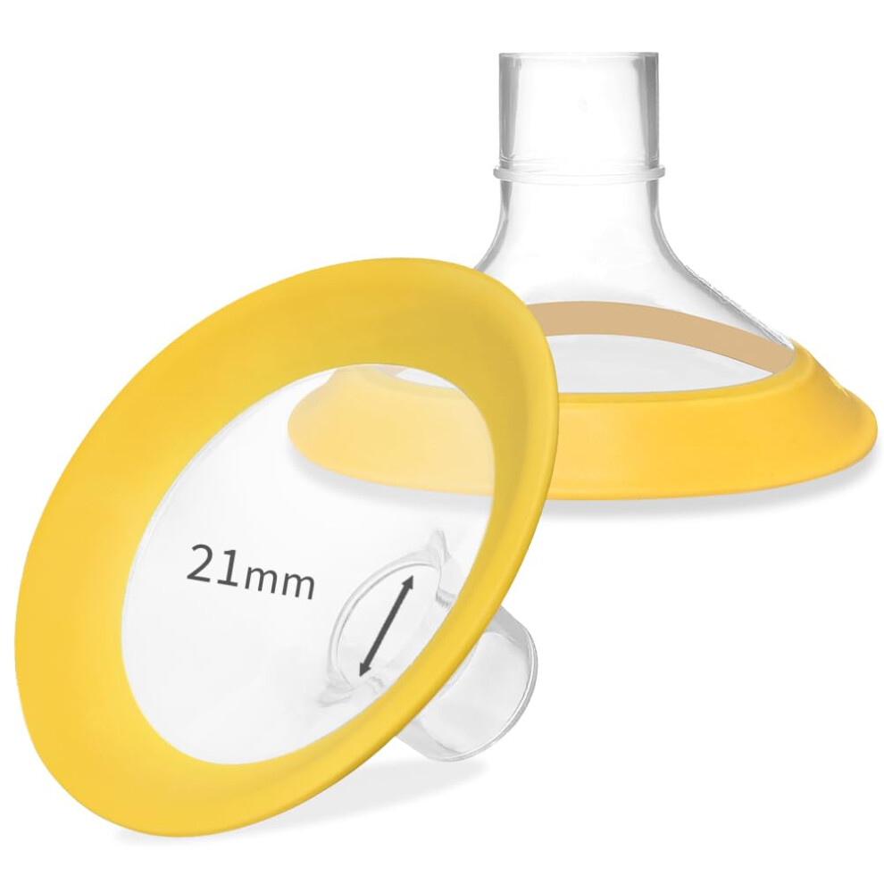 21Mm Breast Shields Compatible With Medela Breast Pump Parts, Replace Flange Accessories For Personalfit, Freestyle, Harmony, Personalfit Pumpmom-Us