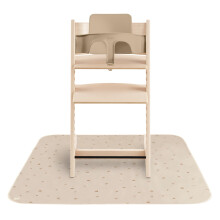Mushie Splat Mat for under Highchair | Waterproof High Chair Splash Mat | 108x108 cm | Lightweight, Durable & BPA-Free Messy Mat | Ideal as Food Catc