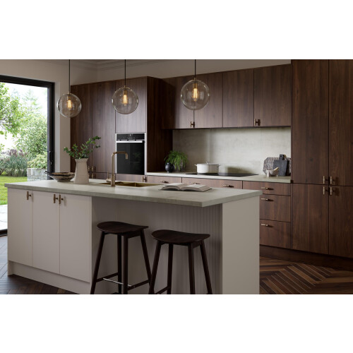 Omega Premium Classic Woodstone Blanc Postformed Laminate Kitchen 1