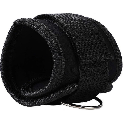 (Rose Red) Ankle Straps Leg Strength Training Weight bearing Power Strap Foot Ring For 2