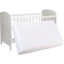 Luxury Baby Cot Mattress – Quilted, Anti-Allergy, Breathable Foam with Removable Cover (120x60x7.5 cm, UK Made)