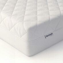 Silentnight Fibre Cot Bed Mattress - Safety & Supportive Comfort Baby Nursery - Breathable Fibres Prevents Overheating & Reduce Sleep Disturbance - H