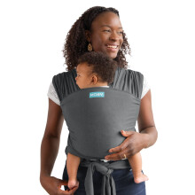 Moby Wrap Baby Sling Carrier for Newborn to Toddler - Element - Baby Wrap Carrier Slings - Perfect Baby Holder for Mom & Dad - Adjustable for All Bod