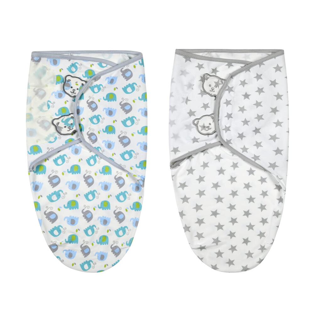 Baby Swaddle Wrap, 2Pcs Swaddle Blankets, Organic Cotton Baby Blanket Wrap For Baby 4-6 Months 14-18Lbs Vicloon