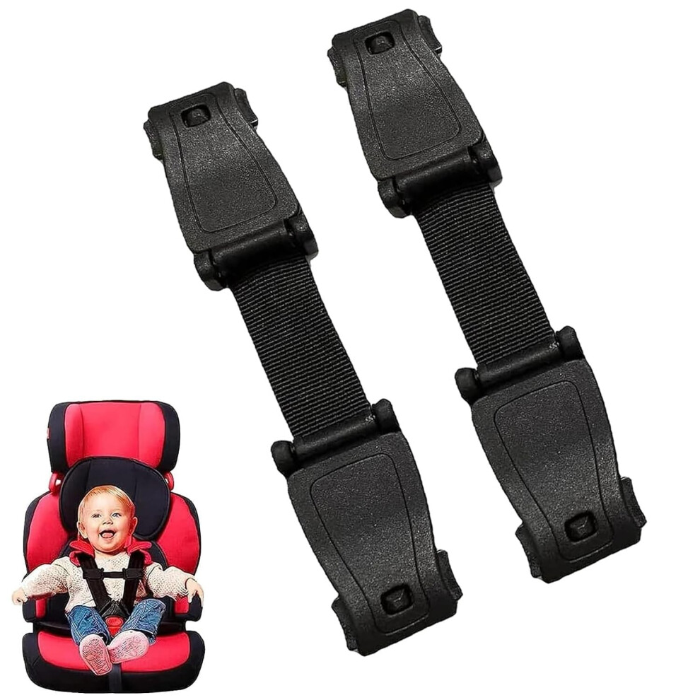 Secure 2Pcs Anti Escape Car Seat Strap Set - Child Safety Harness Chest Clips For Enhanced Protection In Vehicles | Universal Fit | Durable & Reliabl Uskerb