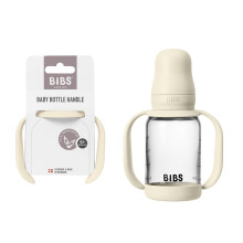 Bibs | Baby Bottle Handle | Easy & Comfortable Grip | Non-Slip Surface | BPA-Free | Dishwasher Safe | BIBS Baby Bottle Accessories | Ages 6+ Months |