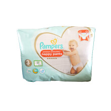 Pampers Premium Protection Pants Size 3, 35 Nappy Pants, Soft