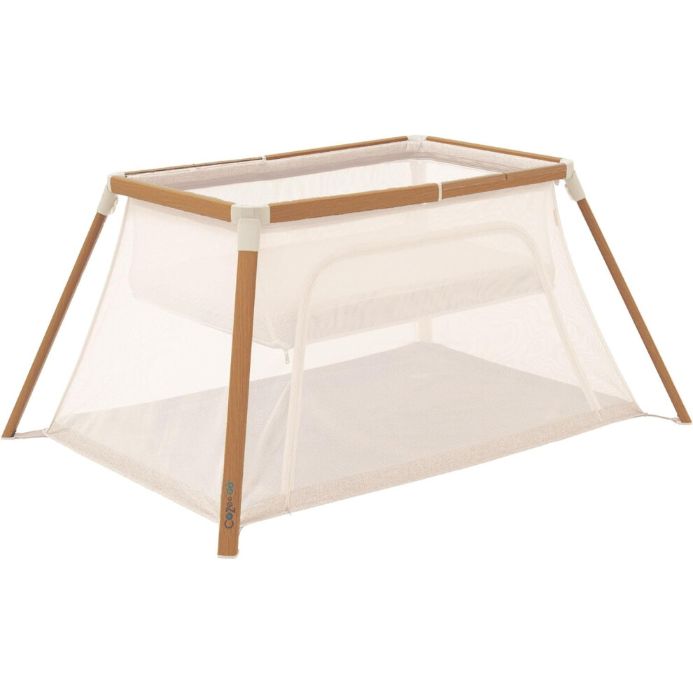 Cozee Go 3-In-1 Bassinet, Playpen & Travel Cot With Mattress Included - Lightweight & Breathable Baby Cot & Baby Playpen, Foldable Play Tutti Bambini
