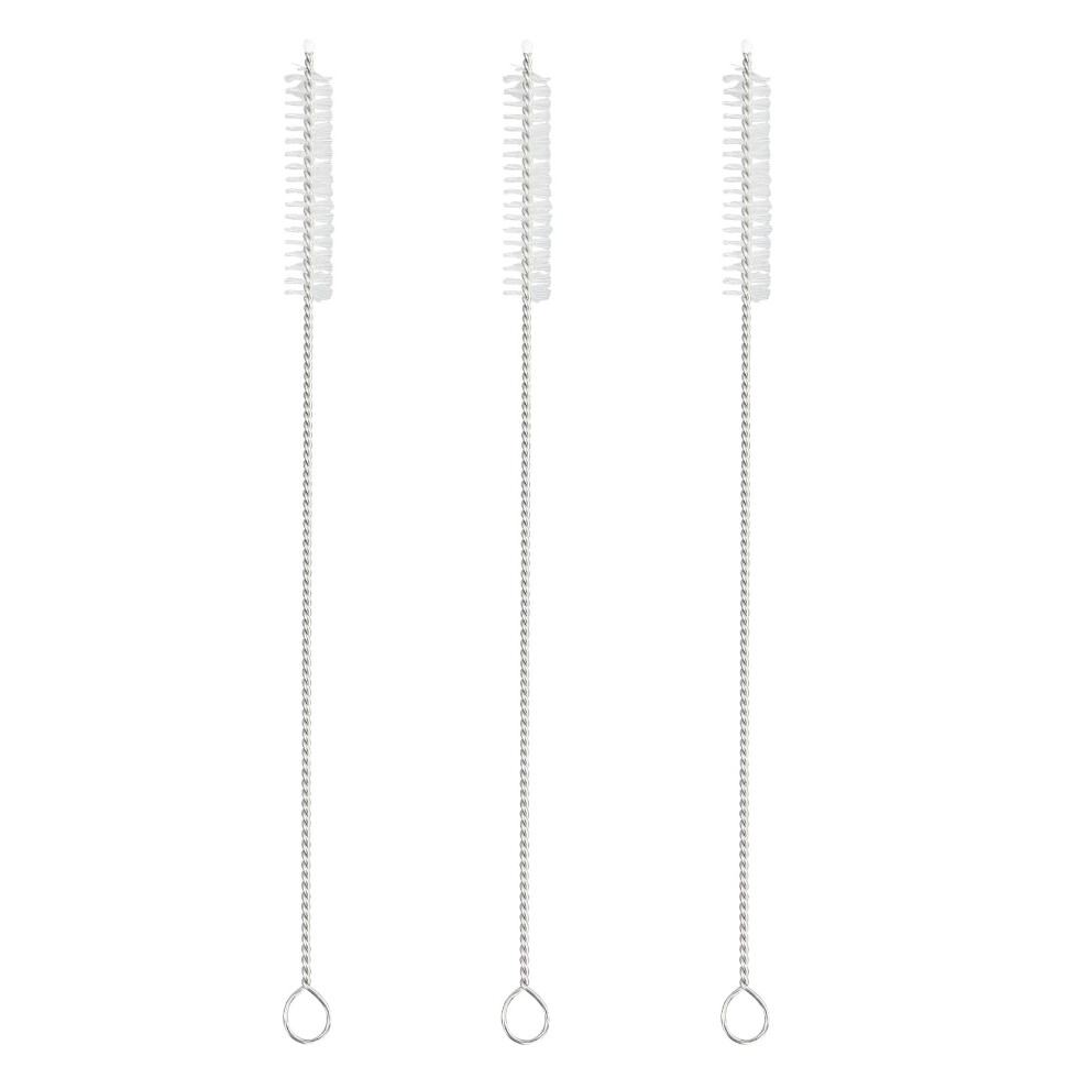 3 Pcs Straw Cleaning Brushes, Reusable Straw Cleaners, Mini Tube Brush Kettle Spout Brush, Nylon Straw Brush Longdenekhaliq