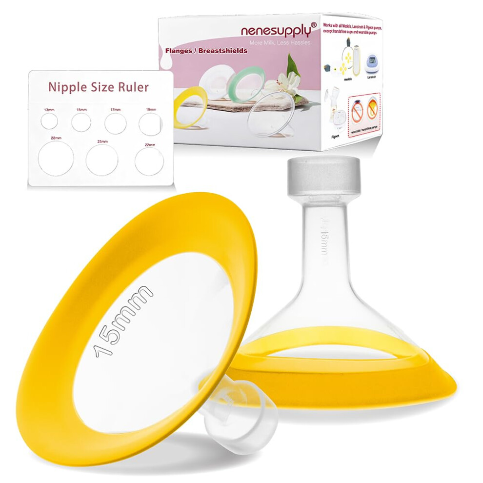 15Mm Oval Flanges Compatible With Medela Breast Pump Parts Flange Accessories. Work With Pump In Style Parts Symphony Parts Swing Maxi Har Nenesupply