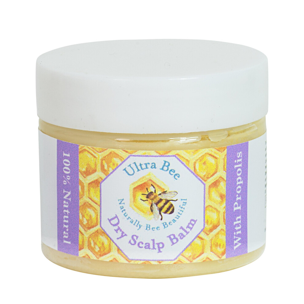 Ultra Bee Naturally Bee Beautiful 100% Natural Dry Flaky Scalp Balm With Honey And Propolis 50Ml