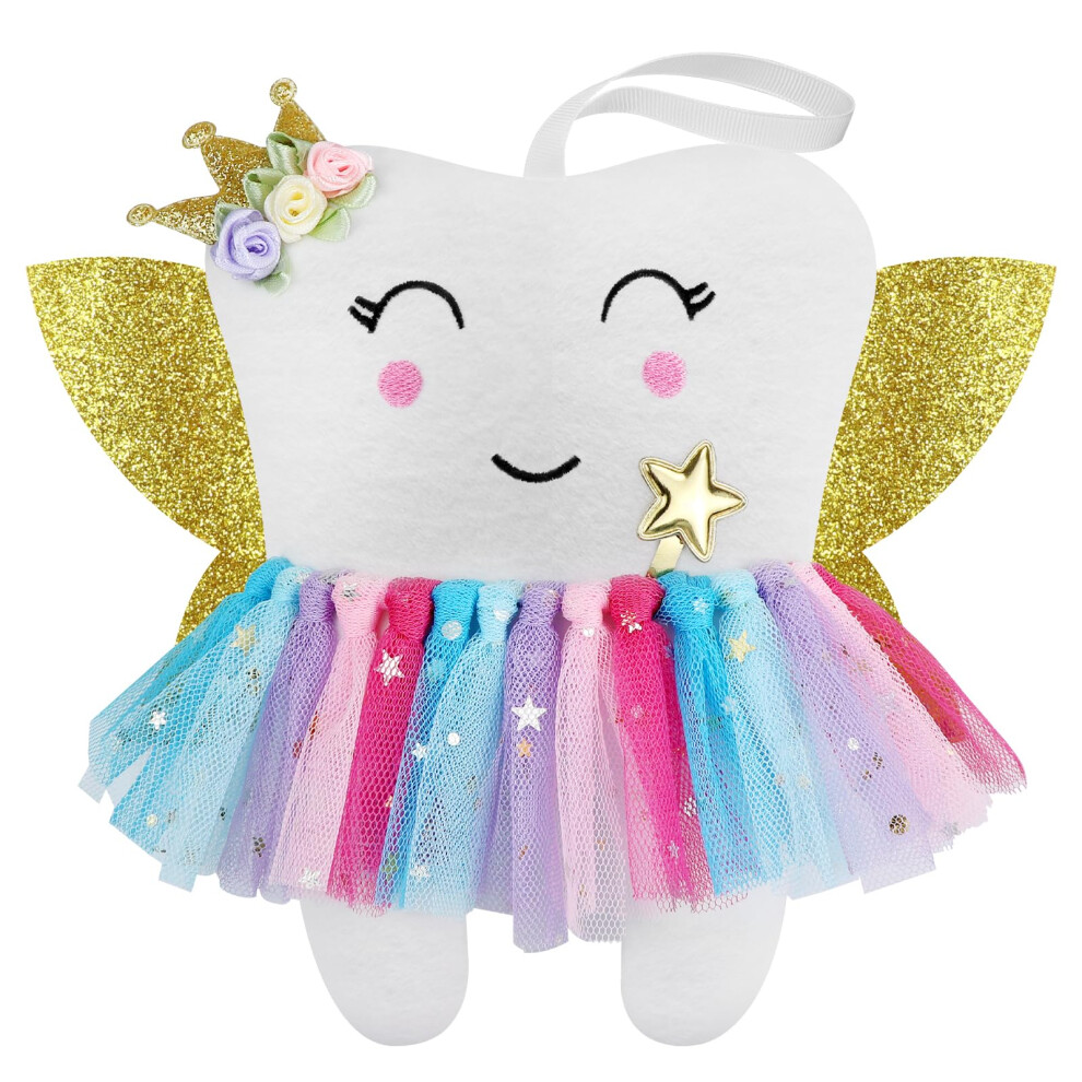 Beautiful Tooth Fairy Pillow Colorful Skirt Tooth Fairy Doll Lost Teeth Keepsake Gift For Kids Malihome