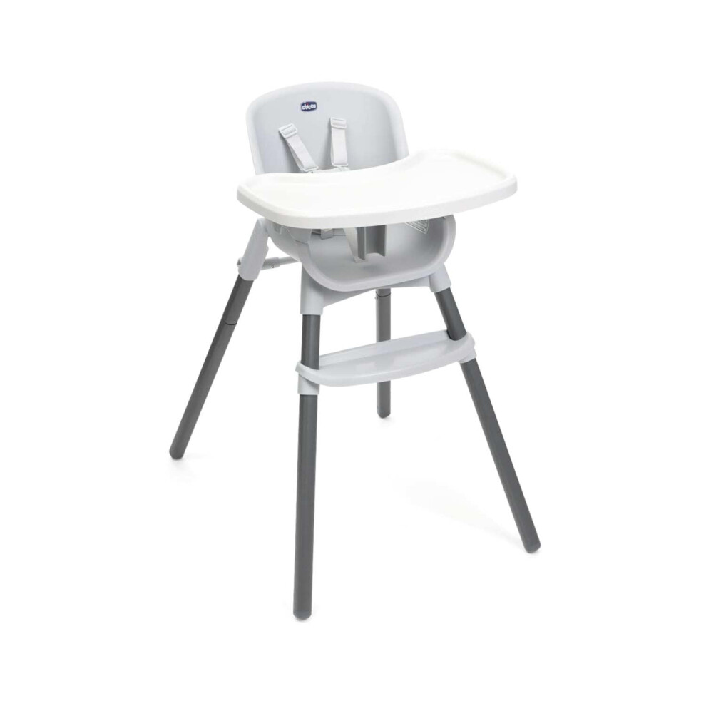 Zest 3-In-1 Folding Multi-Stage Highchair, Toddler Low Chair And Youth Stool, Suitable From 6 Months Up To Max 40Kg (Approx. 8 Years Old), Inc Chicco