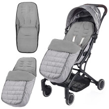 Universal Pushchair Footmuff Fleece Lined Baby Stroller Footmuff Waterproof Windproof 2 in 1 Pram Foot Cover Infant Toddler Kids Winter Warm Cosy Toe