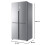 Haier Haier HTF-456DM6 4 Door Cube Fridge Freezer - 5