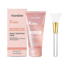 (1PCS) Viareline Collagen Peel-Off Mask (With Brush) Moisturizes And Nourishes The Facial Skin, Enhances Elasticity, And Makes It Smooth And Bright