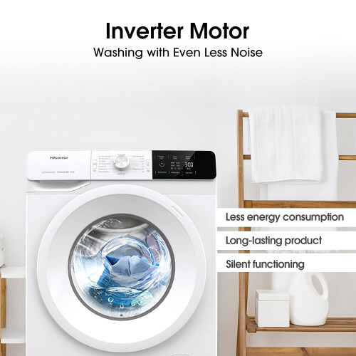 Hisense Hisense WFGE80141VM 60cm Freestanding 8 KG Front Load 2