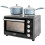 Beko Beko MSH28B Mini Oven and Hob, 18/8 Stainless 3