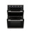 Rangemaster Rangemaster RMB9045BL/SS Electric Double Oven - Black & 3