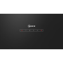 Neff D63IDK1S0B N 30 Wallmounted cooker hood 60 cm clear glass black printe