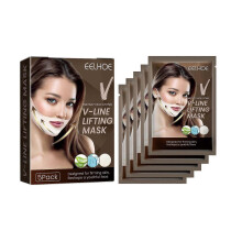 (2PCS) EELHOE V-Line Facial Lifting Mask (5pack) Firming And Lifting Facial Shaping Small V-Face Ear-Hanging Lifting Mask