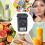 Car Refrigerator, 12v Portable Camping Cooler with Freezer, 4