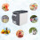 Car Refrigerator, 12v Portable Camping Cooler with Freezer, 7