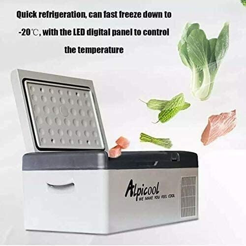JvFbjLF Mini Portable 15L Refrigerator Compressor Car & 1