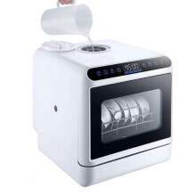 CleanMate Pro Desk Dishwasher Compact Countertop Dishwasher with UVC Steri