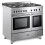 Modern 90cm Gas Range Cooker DTR 906-G, Stainless 2