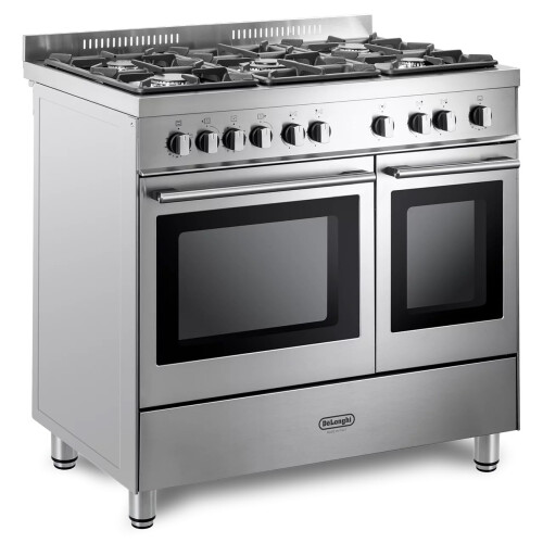Modern 90cm Gas Range Cooker DTR 906-G, Stainless 1