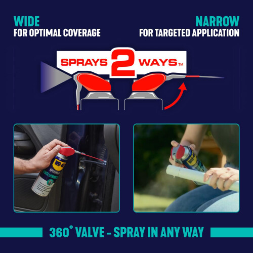 WD40 Specialist White Lithium Grease Spray 400ml Long Lasting Spray Grease 2